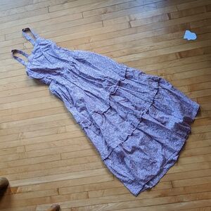 universal thread midi dress with key hole back